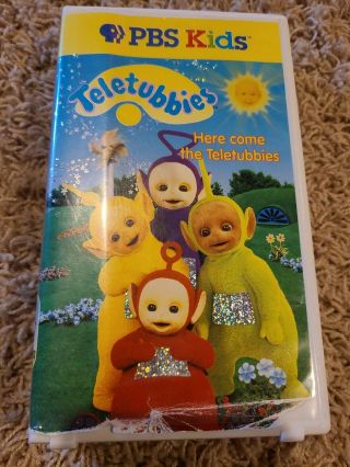 Teletubbies - Here Come The Teletubbies (vhs,  1997) Vintage