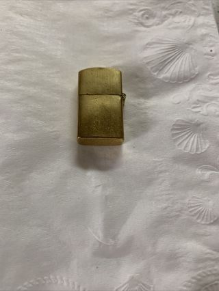 Vintage Brass Lighter,  Cracker Jack Prize?? 1” Tall.  They Spark