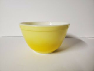 Pyrex Pineapple Party Chip And Dip Set Ombre Yellow 1 1/2 Pt 401 Dip Bowl Only