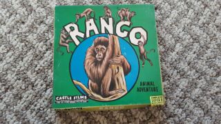 Vintage Rango 8 Home Movie Castle Films 671 B&w Animal Adventure
