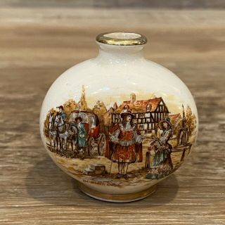 Vintage Lancaster & Sandland Miniature Vase Or Snuff Bottle - Hanley England