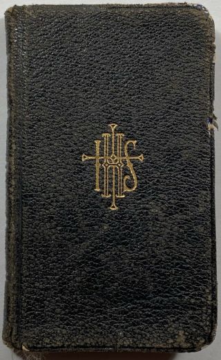 The Catholic’s Guide,  Vintage 1936 Holy Devotional English/ Latin Prayer Book.