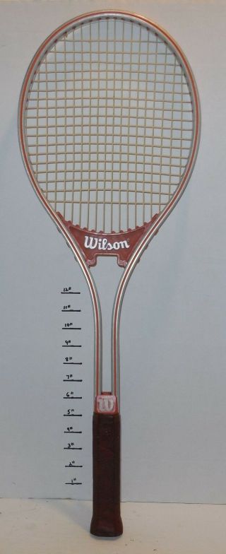 Vintage Wilson Rally,  Aluminum L 4 1/2 Tennis Racquet Racket