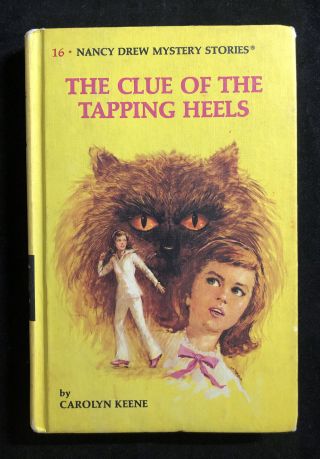Vintage Nancy Drew Clue Of The Tapping Heels 16 Carolyn Keene 1979 Hc
