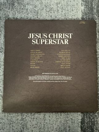 Vintage Jesus Christ Superstar Rock Opera 2 Record Album Set Vinyl LP Decca 2