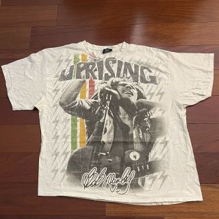 Vintage Bob Marley Shirt Adult 2xl Xxl White Reggae Uprising Zion Rootswear Mens