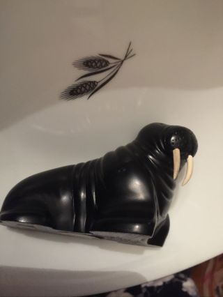 Vintage Walrus Figurine 4 " Long By Boma Vancouver Bc