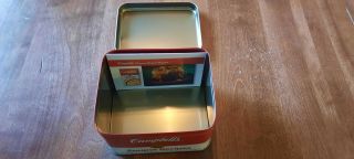 Campbell ' s Soup Collectible Tin Can Souper Recipes Vintage Recipe Card Box 3