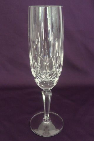 Gorham Crystal Lady Anne Clear Cut Champagne Flute 8 - 5/8 " -