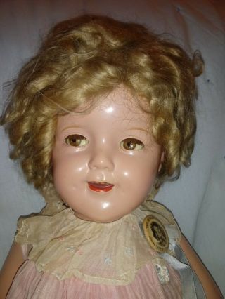 Vintage Ideal Composition Shirley Temple Doll 27 " Iob