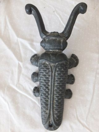 Vintage Cast Iron Beetle Cricket Bug Boot Jack Shoe Puller