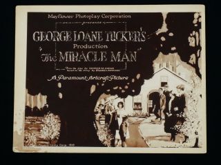 The Miracle Man 1919 Lon Chaney Man Of 1,  000 Faces Only Known Title Card