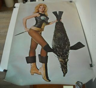 Rolled Jane Fonda Barbarella Poster 29.  5 X 45.  5 Full Color