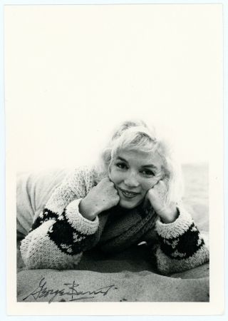 Marilyn Monroe " The Last Photos " 1962 Photograph Signed By George Barris Fine,