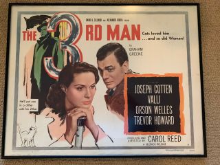 The Third Man Vintage Noir Movie Poster 22 X 28