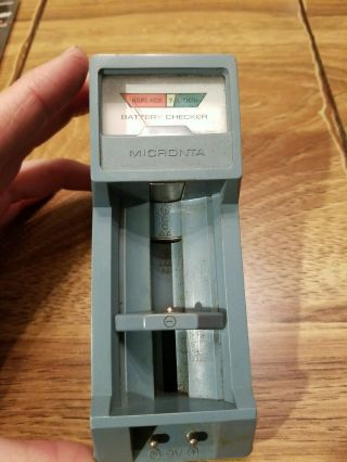 Vintage Micronta Radio Shack Battery Checker Cat No 22 - 096