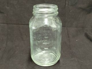 VINTAGE MOM ' S MASON JAR QUART 32 OUNCES CLEAR GLASS HOME PRODUCTS COLUMBUS OHIO 2