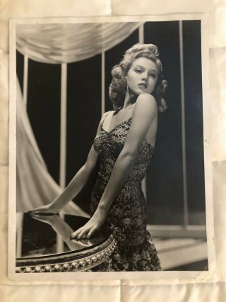 Rare 1930’s Mgm 10x13 Studio Photo Lana Turner By Willinger