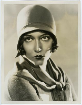 1920s Large Format Dorothy Sebastian Silent Film Era Glamour Photograph