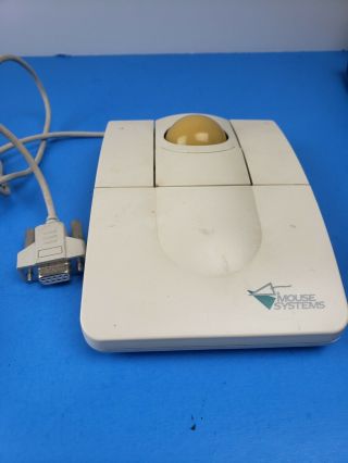 Vintage Mouse Systems Gk - T321 Trackball Serial Computer Mouse