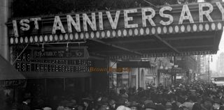 1917 Movies Rialto Theatre NY Douglas Fairbanks Glass Photo Camera Negative 2 2
