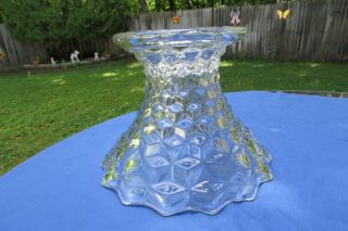 Fostoria American Crystal 14 " Punch Bowl Tall Base Only
