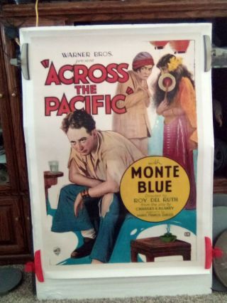 Across The Pacific (1926) Myrna Loy Pre - Code Silent Warner Brothers
