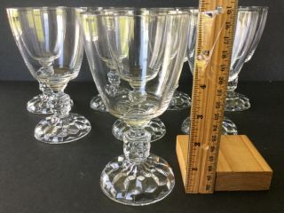 Fostoria American Lady Crystal 6” Set of 8 Water Goblets 2