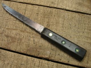 Vintage Foster Brothers Carbon Steel Kitchen Butcher Knife W/ 6 " Blade