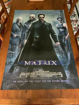 The Matrix (1999) Movie Poster - Rolled - Double - Sided 27 X 40