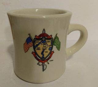 Vintage Diner Mug Uss Nassau Lha 4 Prima Ad Mare Operation Desert Shield 1990