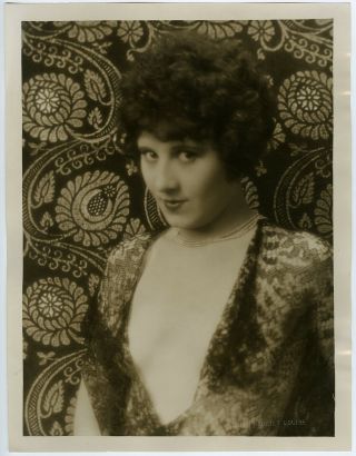 Risqué Silent Film Flapper Estelle Clark Large Ruth Harriet Louise Photograph