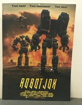 Robot Jox 1991 3d Embossed Light Box Poster Video Store Promo Charles Band.