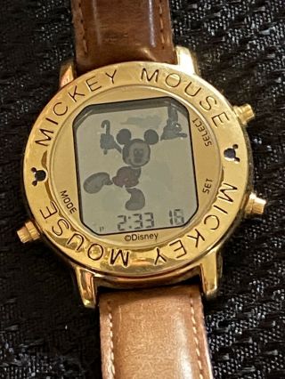 Disney_rare_vintage_nos/nib_mickey Mouse Dancing Digital Color Image Watch