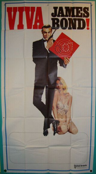 Viva James Bond - Festival - James Bond - Sexy Girl - Spy - 007 - 3sh Int’l (41x81 Inch)