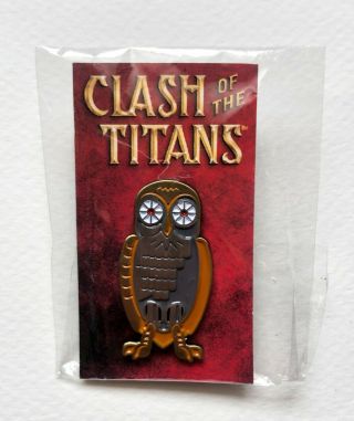Mondo Bubo The Owl Clash Of The Titans Tom Whalen Enamel Pin - Rare