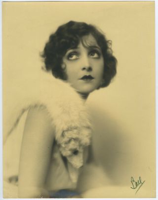 Bow - Lipped Beauty Madge Bellamy Large Orig.  1920s Signed Russell Ball Photograph