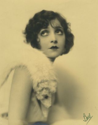 Bow - Lipped Beauty Madge Bellamy Large Orig.  1920s Signed Russell Ball Photograph 2