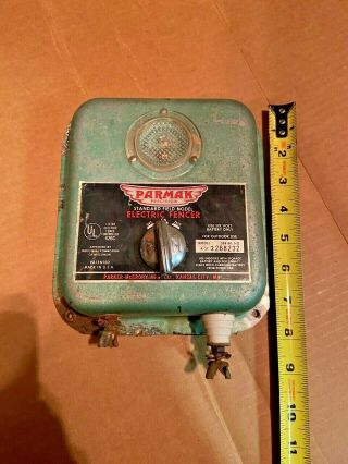 Parmak Electric Fencer Charger Decor Salvage Collectible Vintage Steampunk