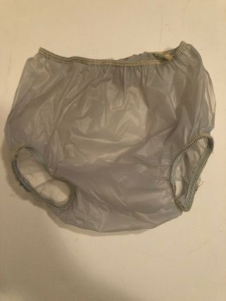 Vintage Plastic Baby Pants Blue Size Small 50’s 60’s Rubber