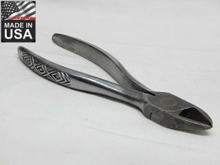 Vintage Craftsman Usa Side Cutter Pliers Fancy Handles Vanadium 6 1/4 " Dikes