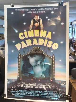 Re - Release One Sheet Poster Cinema Paradiso (1988) Phillippe Noiret