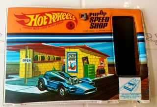 Mattel Vintage Hot Wheels Pop Up Speed Shop 1967 Great Shape Htf Redline