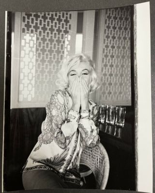 George Barris Marilyn Monroe Untitled B&w Photo From Orig.  Negative Unsigned8x10