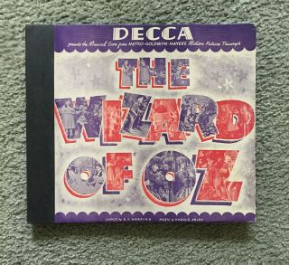 Extremely Rare 1939 Wizard Of Oz - Album Set - - In