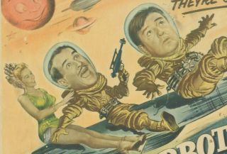Abbott And Costello Go To Mars Title Lobby Card Movie Poster 1953