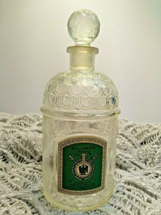 Vintage Guerlain Paris Eau De Cologne Imperiale Bee 6 " Empty Bottle