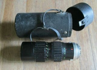 Vintage Soligor C/d Zoom,  Macro F=80 - 200mm 1:3.  5 Lens Fits Minolta W/case