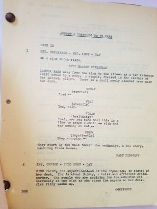 Abbott And Costello Go To Mars 1953 / Early Revised Script