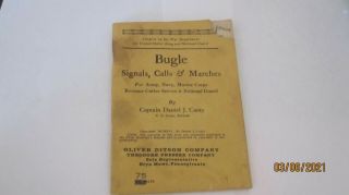 Vintage Bugle Book Signals,  Calls & Marches